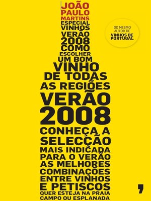 cover image of Especial Vinhos Verão 2008